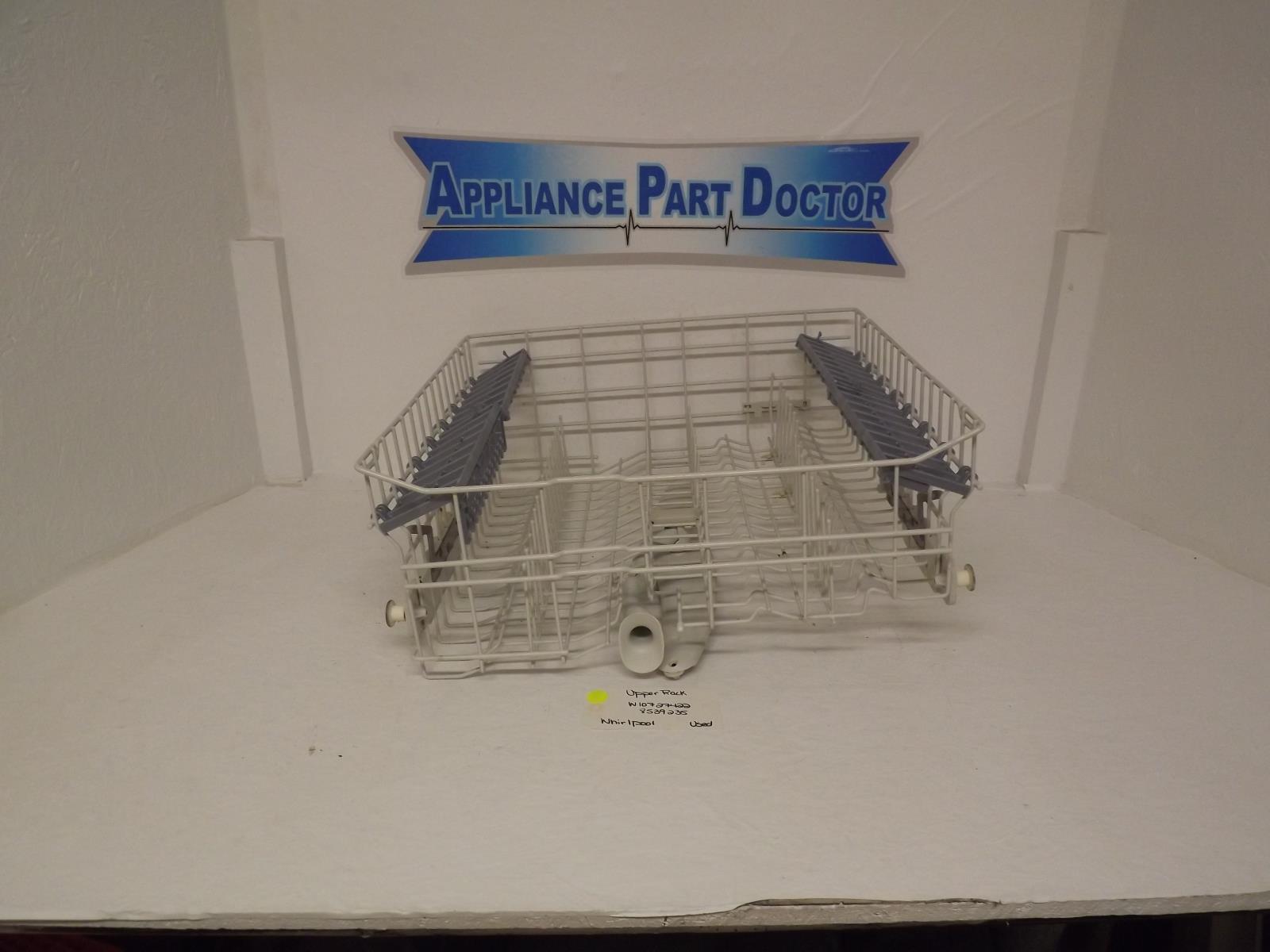 Whirlpool Dishwasher W10727422 8539235 Upper Rack Used Whirlpool Dishwasher W10727422 8539235 Upper Rack Used